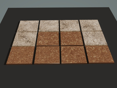 Stone tiles 3D 모델