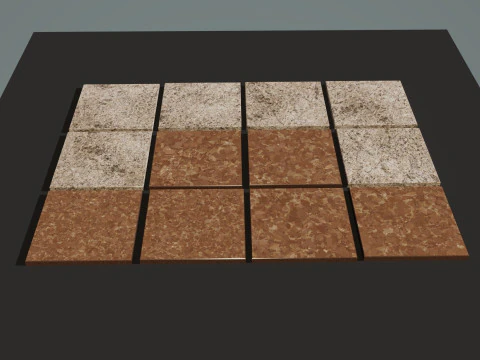 Kamienne płytki Model 3D