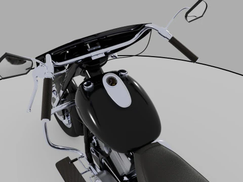 Motocicleta Modelo 3D