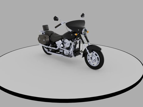 Motocicleta Modelo 3D