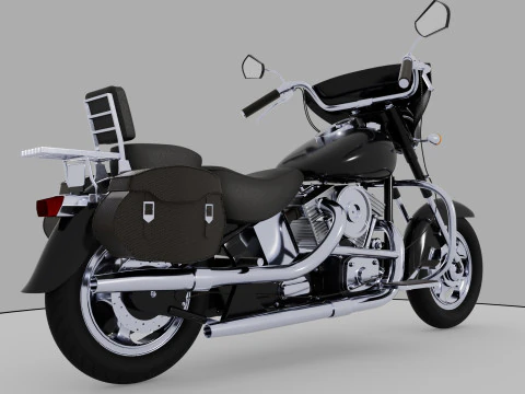 Motocicleta Modelo 3D