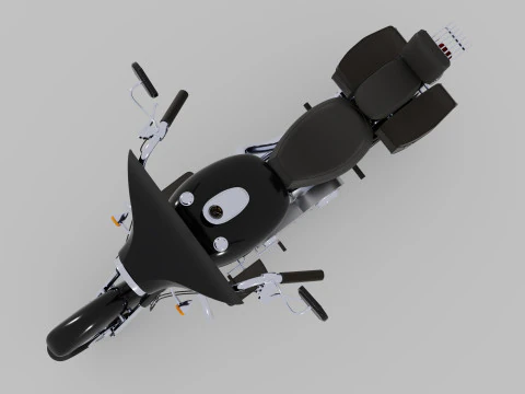 Motocicleta Modelo 3D