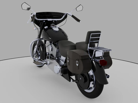 Motocicleta Modelo 3D
