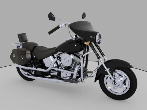 Motocicleta Modelo 3D