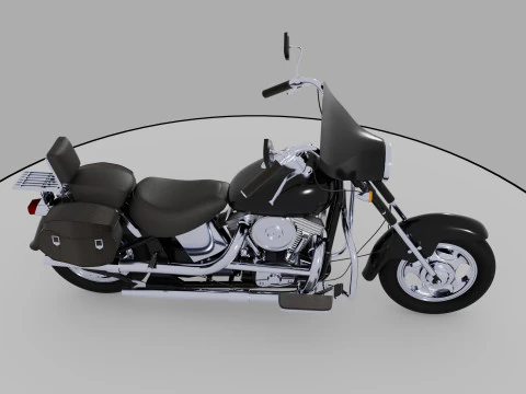 Motocicleta Modelo 3D