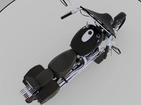 Motocicleta Modelo 3D