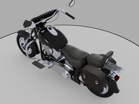 Motocicleta Modelo 3D