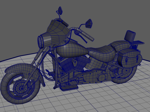 Motorcycle 3Dモデル