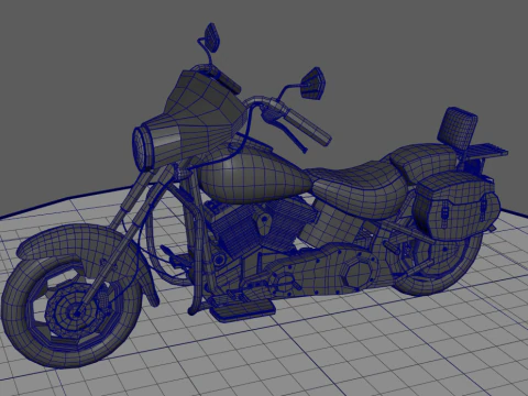 Motocicleta Modelo 3D