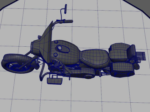 Motocicleta Modelo 3D