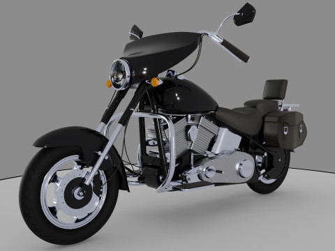 Motorcycle 3D 模型