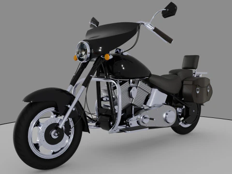 Motocicleta Modelo 3D