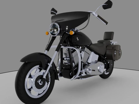 Motocicleta Modelo 3D