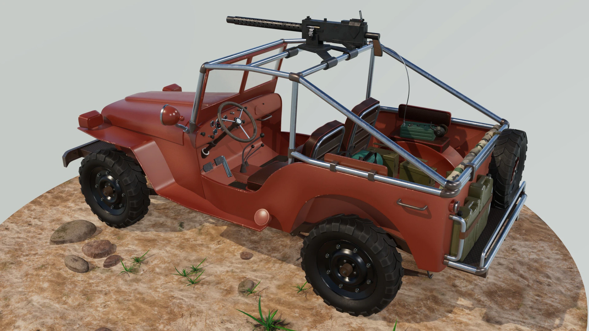 rojo superviviente Modelo 3D .c4d .max .obj .3ds .fbx .stl .blend 