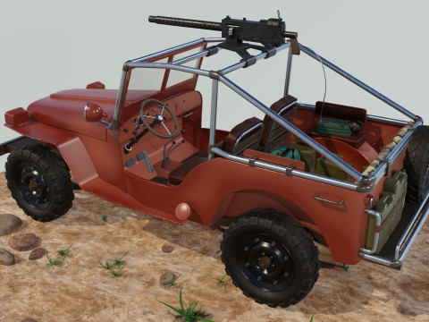 Survivalist red 3D Model