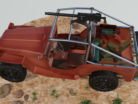 rojo superviviente Modelo 3D