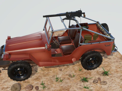 rojo superviviente Modelo 3D