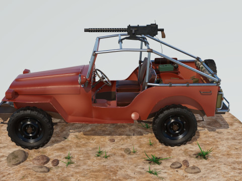 Survivalist red 3Dモデル