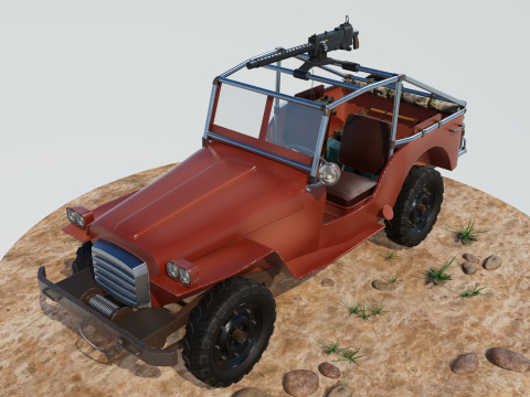 Survivalist red 3Dモデル