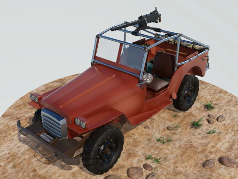 rojo superviviente Modelo 3D