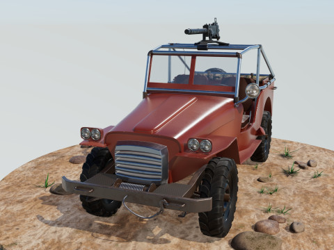 Survivalist red 3Dモデル