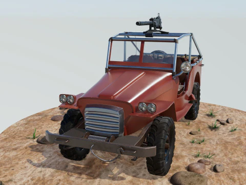 rojo superviviente Modelo 3D