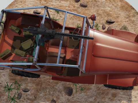 Survivalist red 3Dモデル