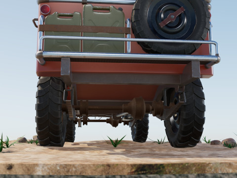 Survivalist red 3Dモデル