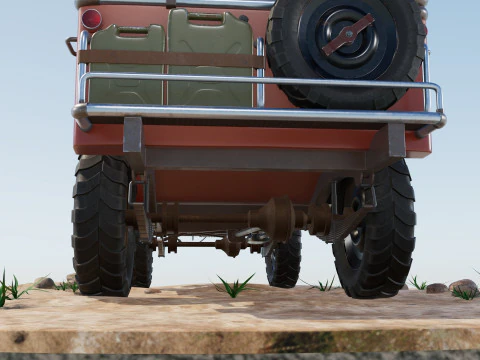 rojo superviviente Modelo 3D