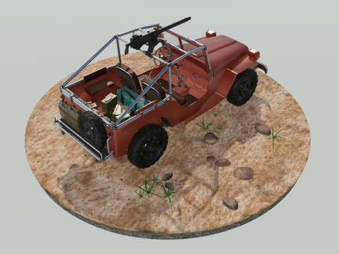 rojo superviviente Modelo 3D