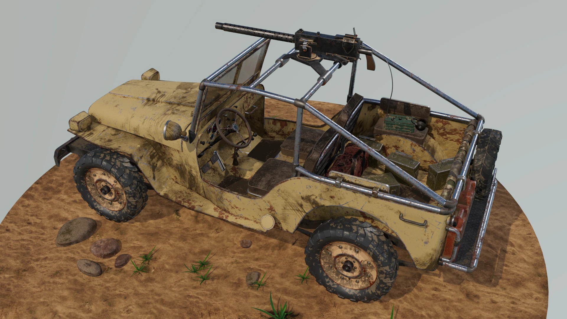 Survivalist 3D Model .c4d .max .obj .3ds .fbx .stl .blend 