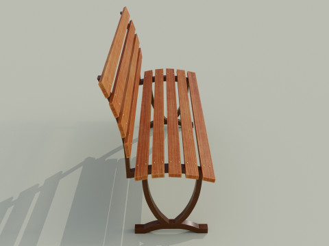 Bench brown C 3Dモデル