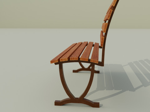 Bench brown C 3Dモデル
