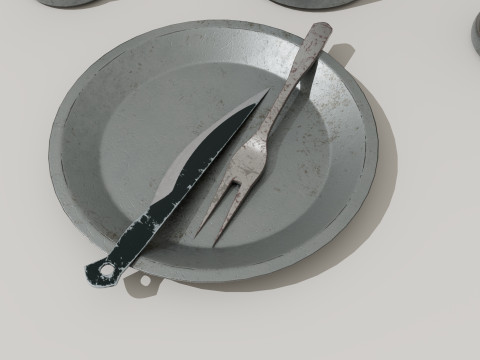 Tavern Food Dishes 3D Model