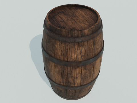 Barrel old 3D 模型
