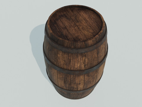 Barrel old 3D 模型