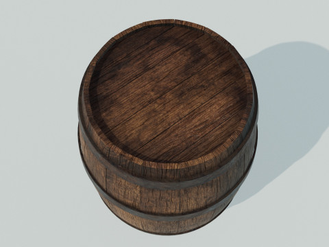 Barrel old 3D 模型