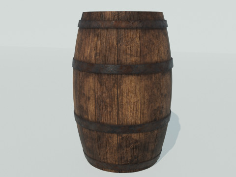 Barrel old 3D 模型