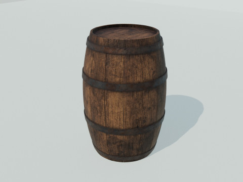 Barrel old 3D 模型