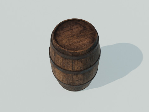Barrel old 3D 模型