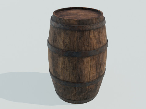 Barrel old 3D 模型