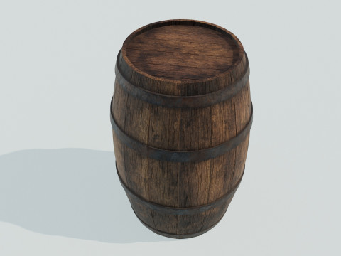 Barrel old 3D 模型