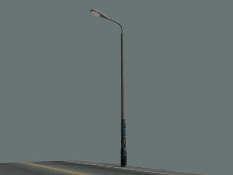 Lamp post 3D मॉडल