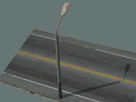 Lamp post 3D मॉडल