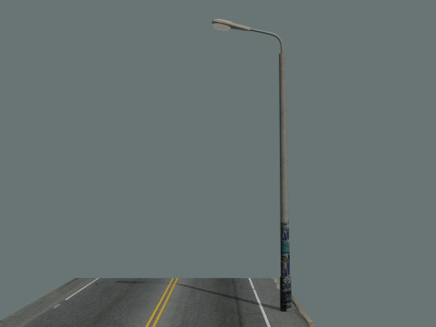 Lamp post 3D मॉडल