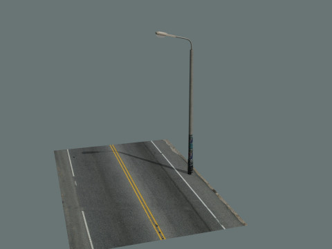 Lamp post 3D मॉडल