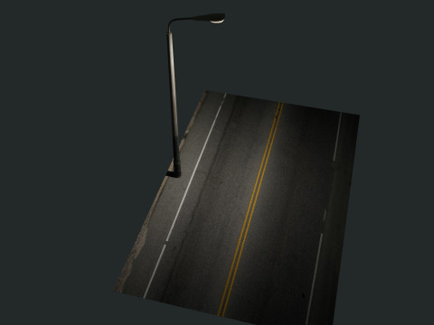 Lamp post 3D मॉडल
