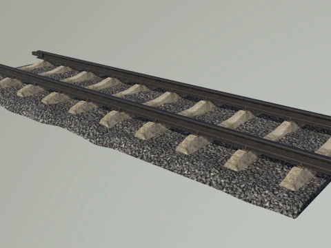 Railroad 3D Model