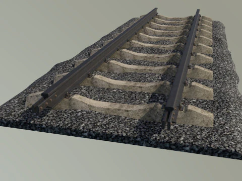 Railroad 3D Model