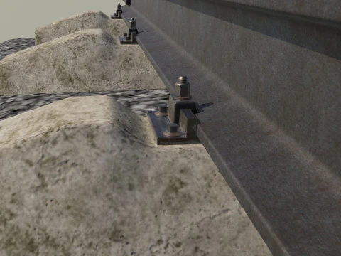 Railroad 3D Model